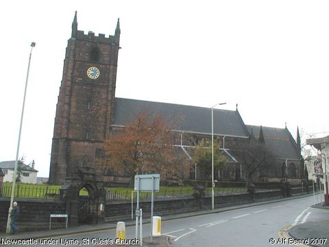 Recent Photograph of St Giles's Church (Newcastle under Lyme)