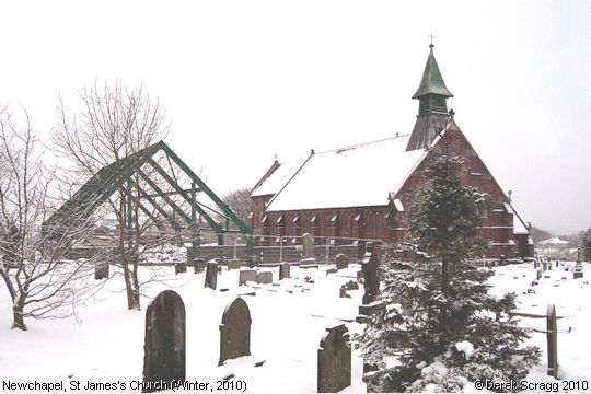 Recent Photograph of St James's Church (Winter, 2010) (Newchapel)