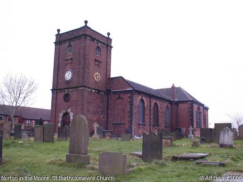 Recent Photograph of St Bartholomew's Church (Norton in the Moors)