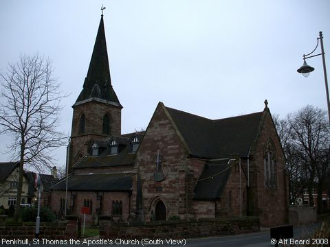 Recent Photograph of St Thomas the Apostle's Church (South View) (Penkhull)