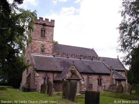 Recent Photograph of All Saints Church (South View) (Standon)