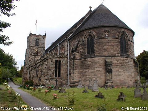 Recent Photograph of The Priory Church of St Mary (SE View) (Tutbury)