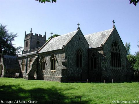 Recent Photograph of All Saints Church (Burbage)