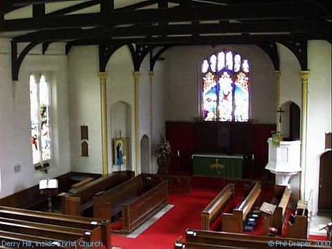 Recent Photograph of Inside Christ Church (Derry Hill)