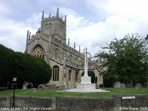 Recent Photograph of St Mary the Virgin's Church (Calne)