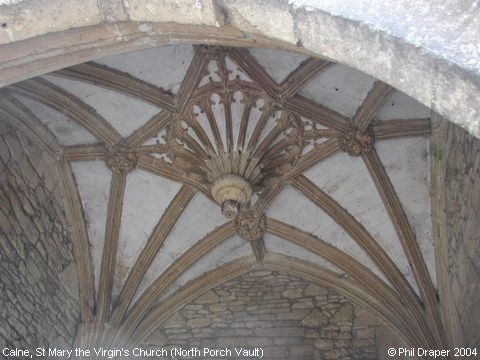Recent Photograph of St Mary the Virgin's Church (North Porch Vault) (Calne)
