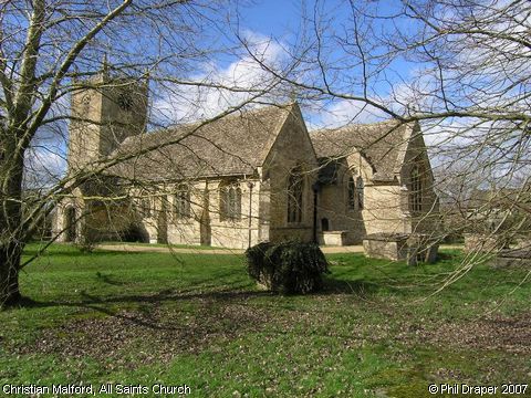 Recent Photograph of All Saints Church (Christian Malford)