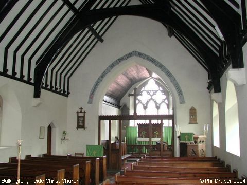 Recent Photograph of Inside Christ Church (Bulkington)