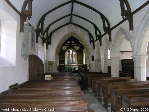 Recent Photograph of Inside St Mary's Church (Maddington)
