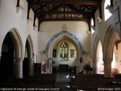 Recent Photograph of Inside St George's Church (Ogbourne St George)