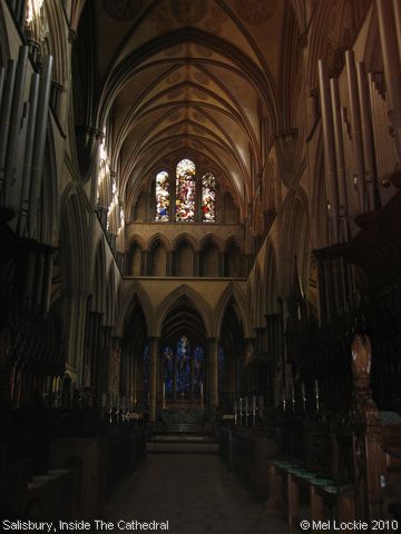 Recent Photograph of Inside The Cathedral (Salisbury)
