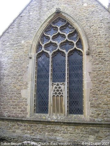 Recent Photograph of All Saints Church (East Window) (Sutton Benger)
