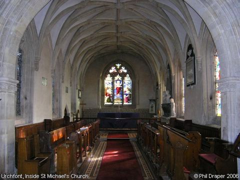 Recent Photograph of Inside St Michael's Church (Urchfont)