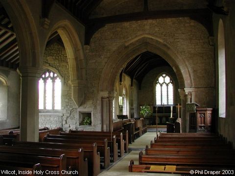 Recent Photograph of Inside Holy Cross Church (Wilcot)