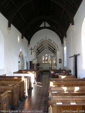 Recent Photograph of Inside St Nicholas's Church (Wilsford Dauntsey)