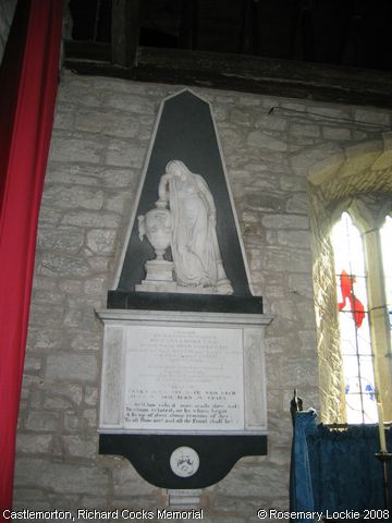 Recent Photograph of Richard Cocks Memorial (Castlemorton)