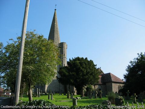 Recent Photograph of St Gregory's Church (SW View) (Castlemorton)
