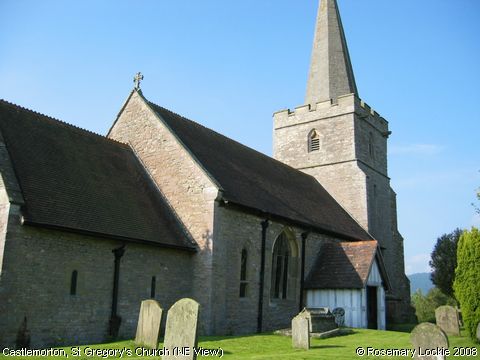 Recent Photograph of St Gregory's Church (NE View) (Castlemorton)