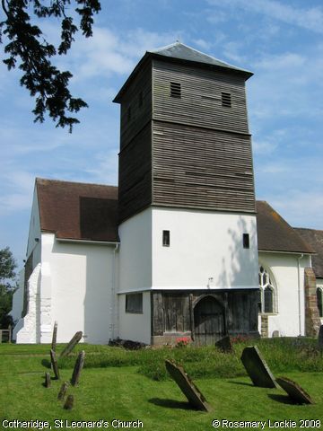 Recent Photograph of St Leonard's Church (Cotheridge)