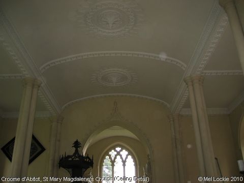 Recent Photograph of St Mary Magdalene's Church (Ceiling Detail) (Croome d'Abitot)
