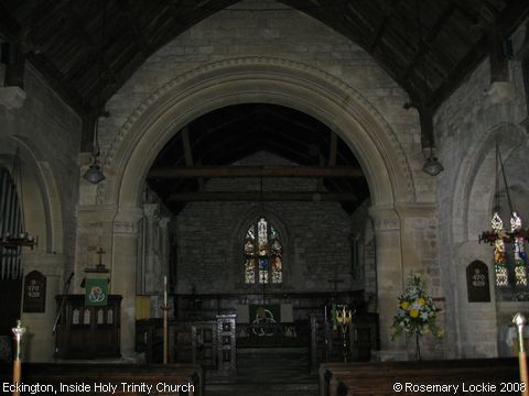 Recent Photograph of Inside Holy Trinity Church (Eckington)