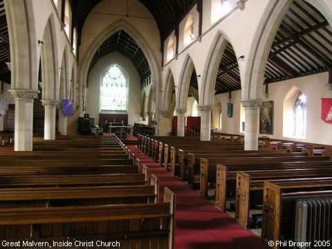 Recent Photograph of Inside Christ Church (Great Malvern)