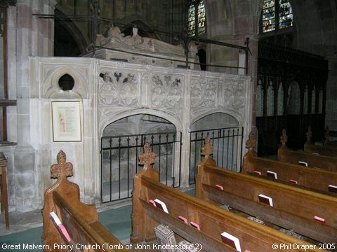Recent Photograph of Priory Church (Tomb of John Knottesford/2) (Great Malvern)