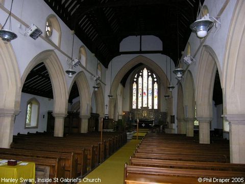 Recent Photograph of Inside St Gabriel's Church (Hanley Swan)