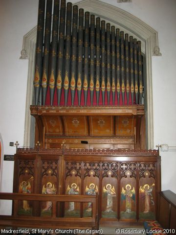 Recent Photograph of St Mary's Church (The Organ) (Madresfield)