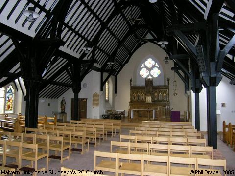 Recent Photograph of Inside St Joseph's RC Church (Malvern Link)