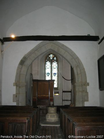 Recent Photograph of Inside The Old Church (W) (Pendock)