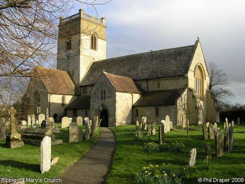 Recent Photograph of St Mary's Church (Ripple)