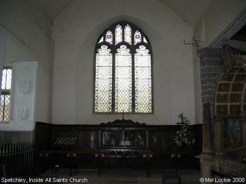 Recent Photograph of Inside All Saints Church (Spetchley)