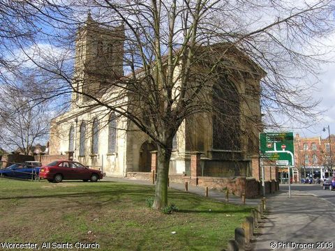 Recent Photograph of All Saints Church (Worcester)