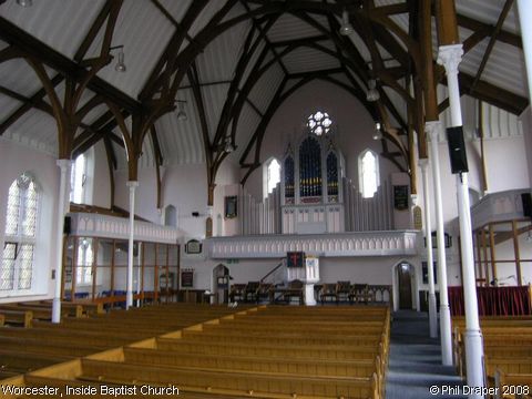 Recent Photograph of Inside Baptist Church (Worcester)
