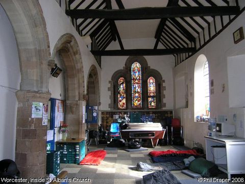 Recent Photograph of Inside St Alban's Church (Worcester)