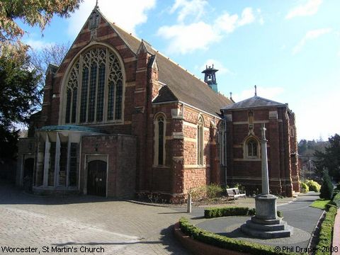 Recent Photograph of St Martin's Church (Worcester)