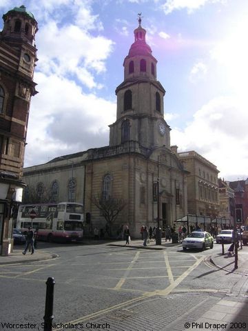 Recent Photograph of St Nicholas's Church (Worcester)